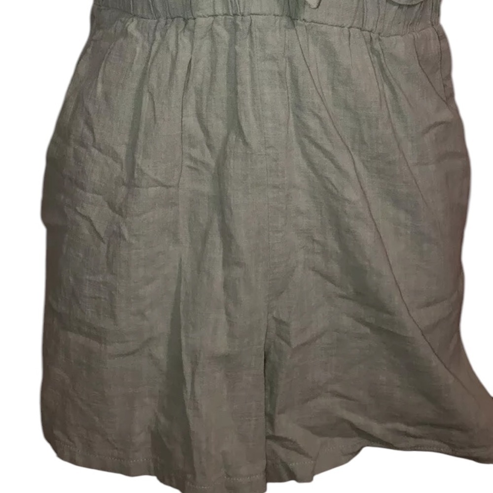Elegant Green cutout Sleeveless romper‎ One Clothing junior sz Large - Picture 3 of 6